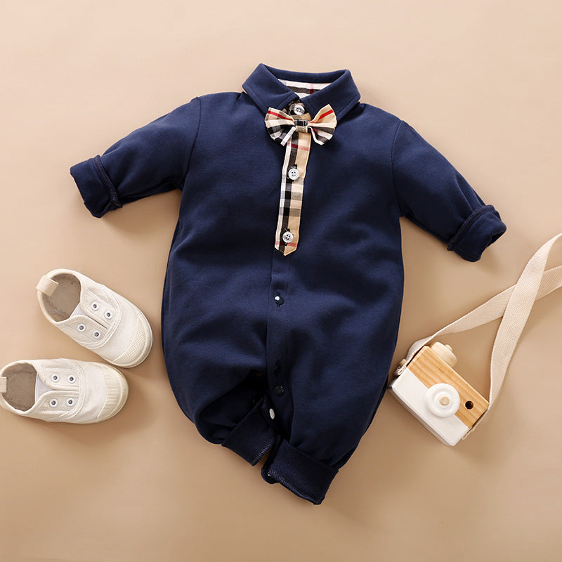 Long-Sleeve Baby Romper