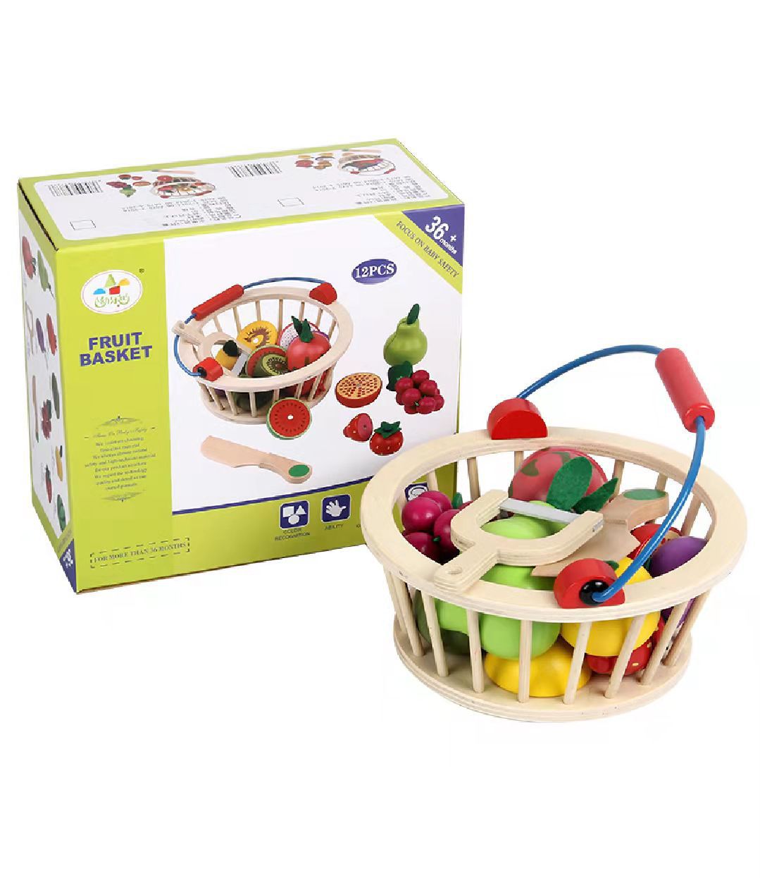 Children Wooden Magnetic Simulation Fruit And Vegetables Cut To See The Baby Cut To Play Home Kitchen Toys eprolo