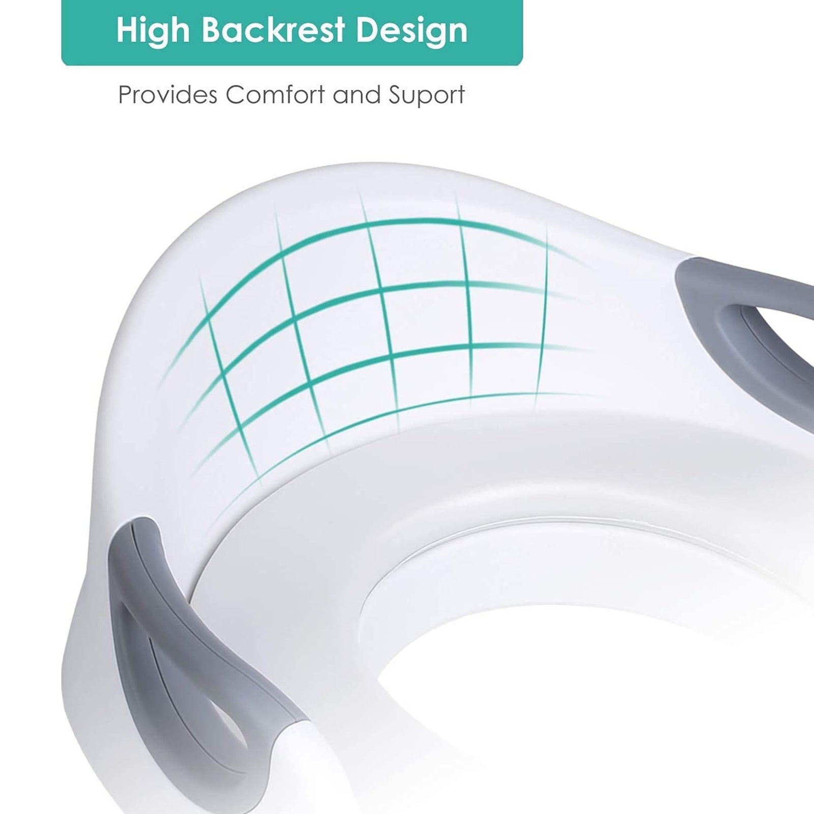 Toilet Seats for Children Baby Handles Backrest Baby Unisex Potty Training Urinal Portable Commode Pew Ring Home Supplies eprolo
