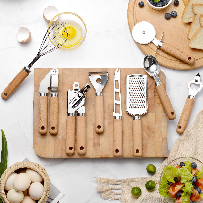 Creative Kitchen Gadget Wooden Handle sariiholidaycouture