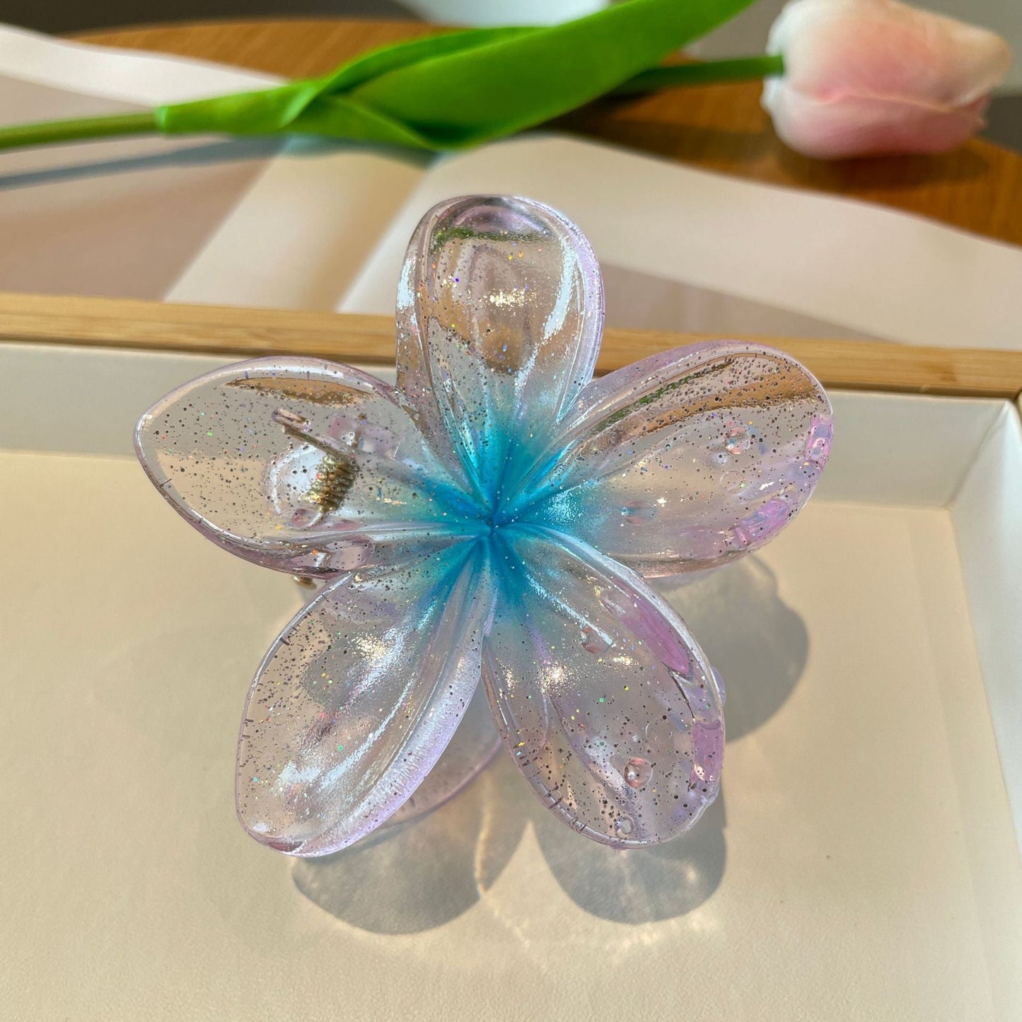 Flower Barrettes Women's Colorful Updo Gadget Hair Accessories sariiholidaycouture