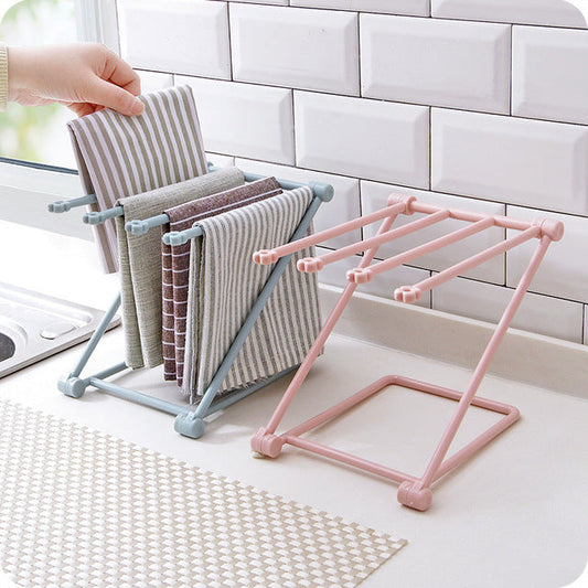 Foldable Dishcloth Shelf Kitchen Accessories Gadget Organizer sariiholidaycouture