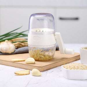 Nut Grinder Peanut Crusher Garlic Press Multifunctional Hand Shake Dry Fruits Gadget Manual Food Processor Kitchen Accessories sariiholidaycouture