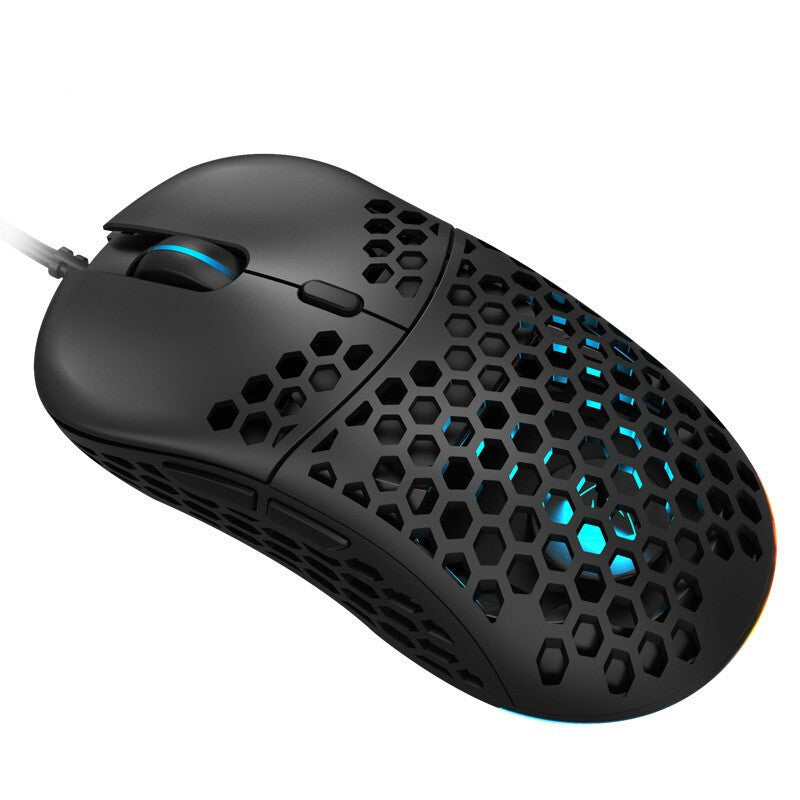 Wired Games Mouse Light Portable Games featuring a sleek design and glowing LED accents.