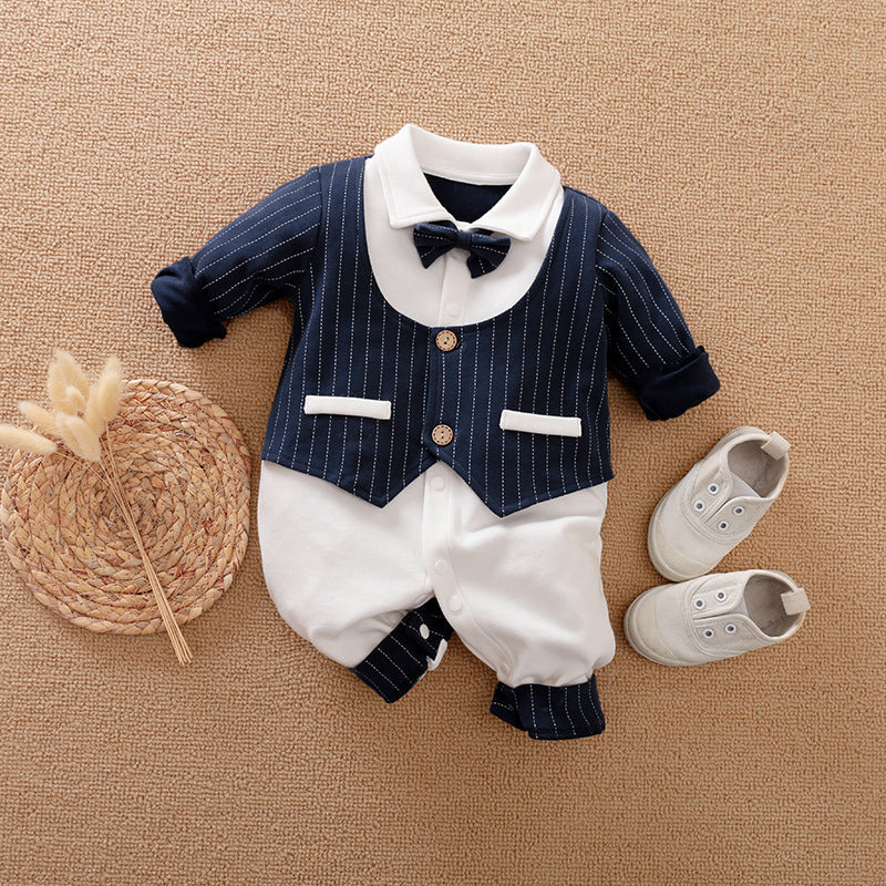 Long-Sleeve Baby Romper