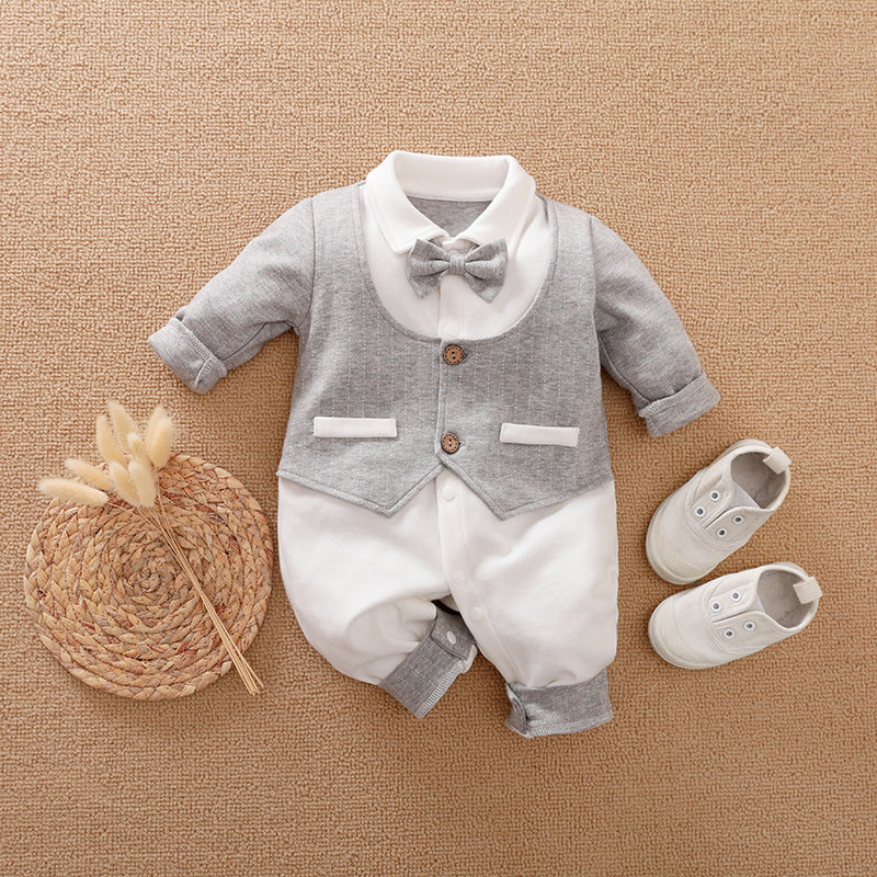 Long-Sleeve Baby Romper