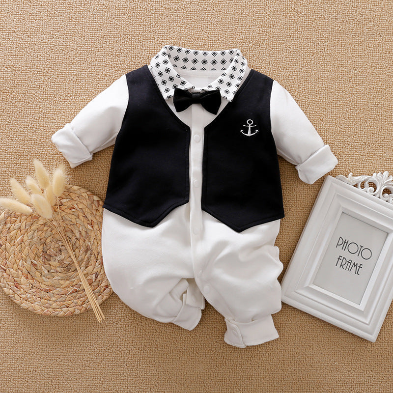 Long-Sleeve Baby Romper