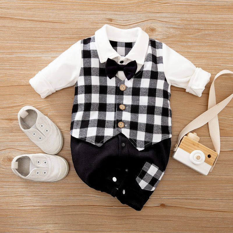 Long-Sleeve Baby Romper