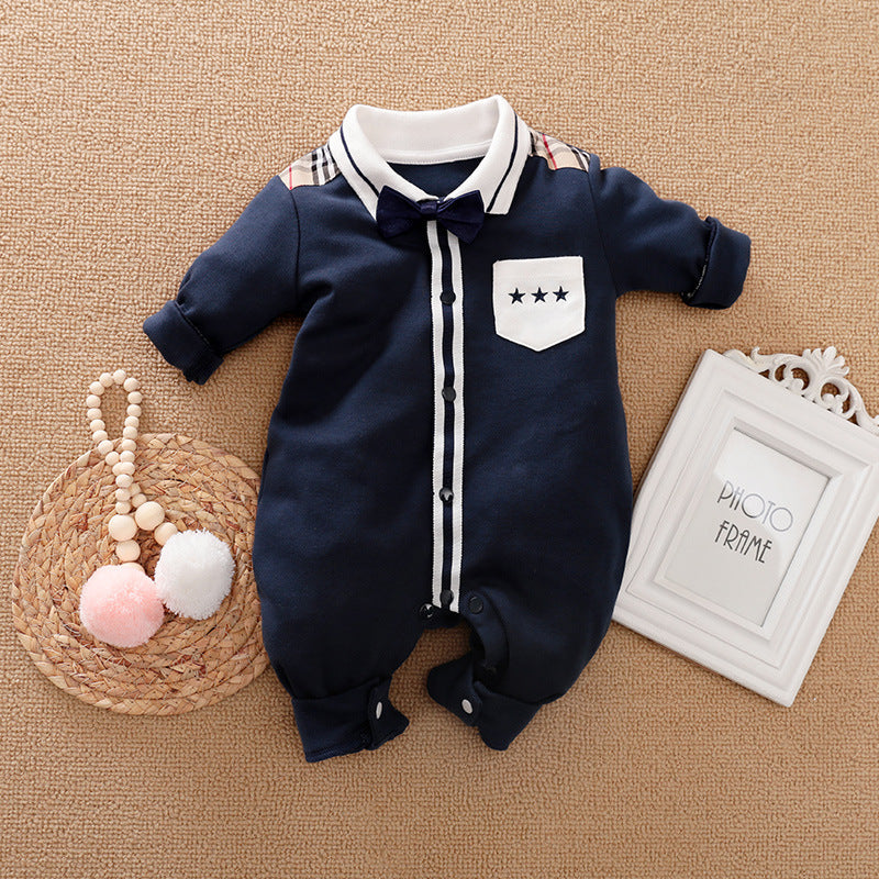 Long-Sleeve Baby Romper