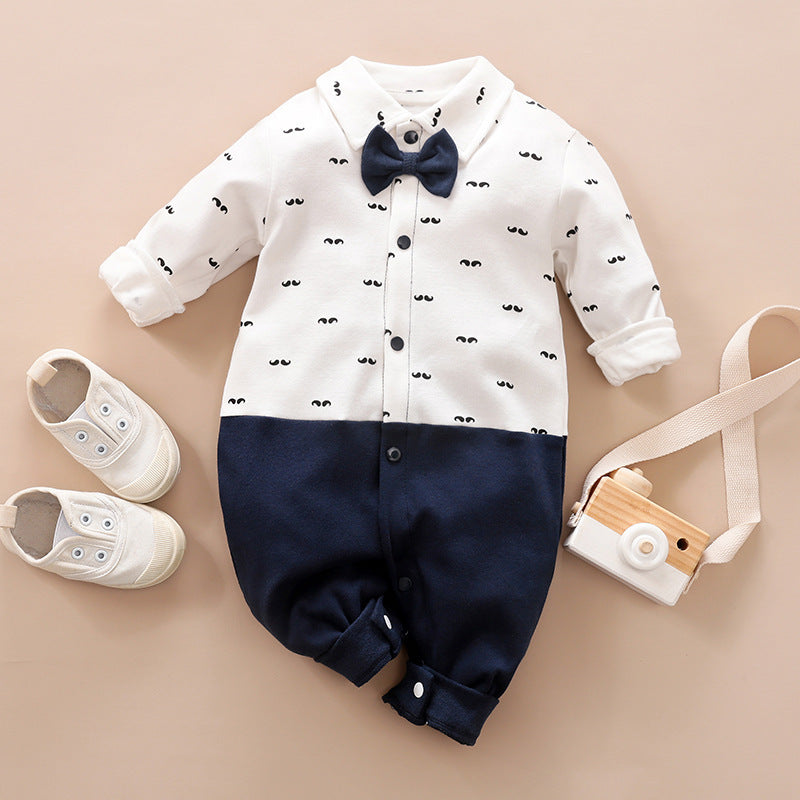 Long-Sleeve Baby Romper