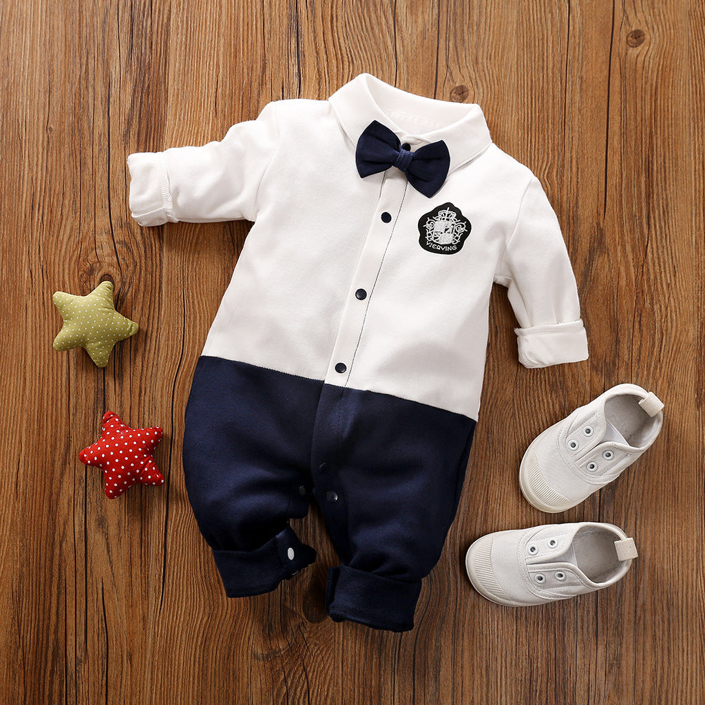 Long-Sleeve Baby Romper