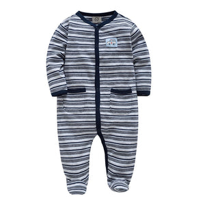 New striped baby pyjamas