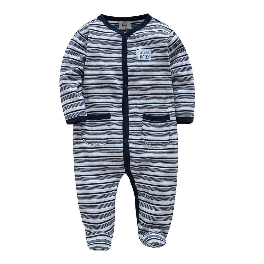New striped baby pyjamas