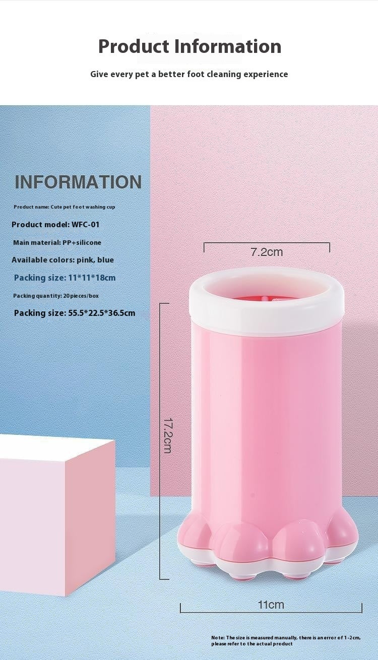 Dog Cleaning And Beauty Tools Portable Pets Dog's Paw Large Silicone Foot-washing Machine Pet Products sariiholidaycouture