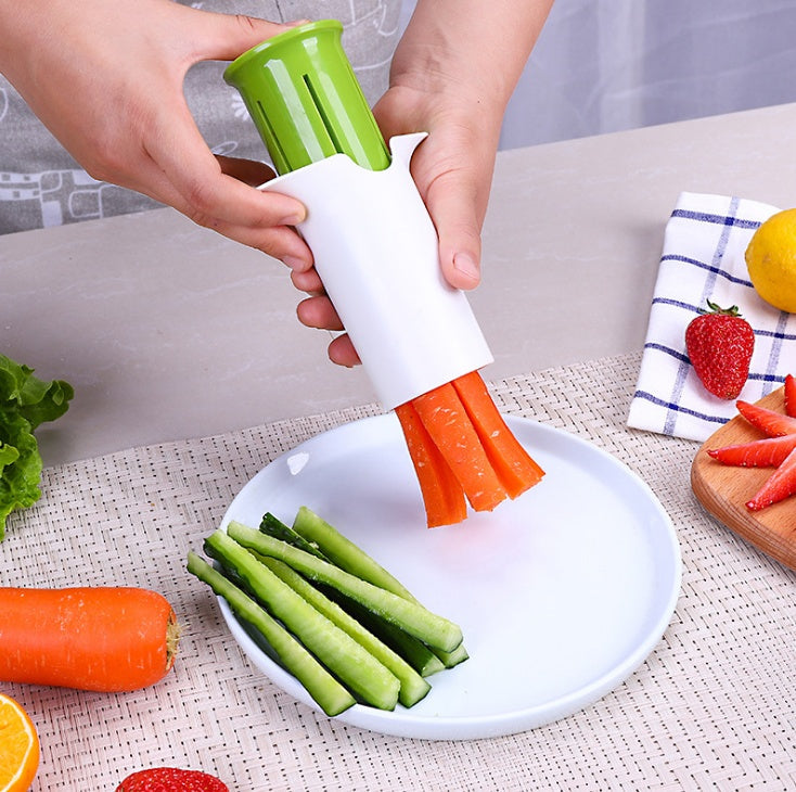 Creative Vegetable Cutters Fruit Kitchen Cucumber Carrot Divider Strawberry Slicer Splitter Kitchen Gadget Accessories sariiholidaycouture
