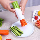 Creative Vegetable Cutters Fruit Kitchen Cucumber Carrot Divider Strawberry Slicer Splitter Kitchen Gadget Accessories sariiholidaycouture