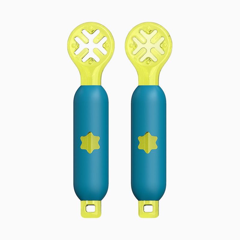 Rice paste complementary food spoon hole shaped children's tableware wholesale mother and baby products silicone grinding gum eprolo