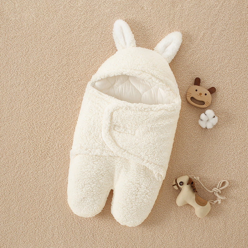 Maternal And Infant Products Newborn Lamb Velvet Quilt Baby Quilt Autumn And Winter Thickened Split-Leg Sleeping Bag Baby Quilt eprolo