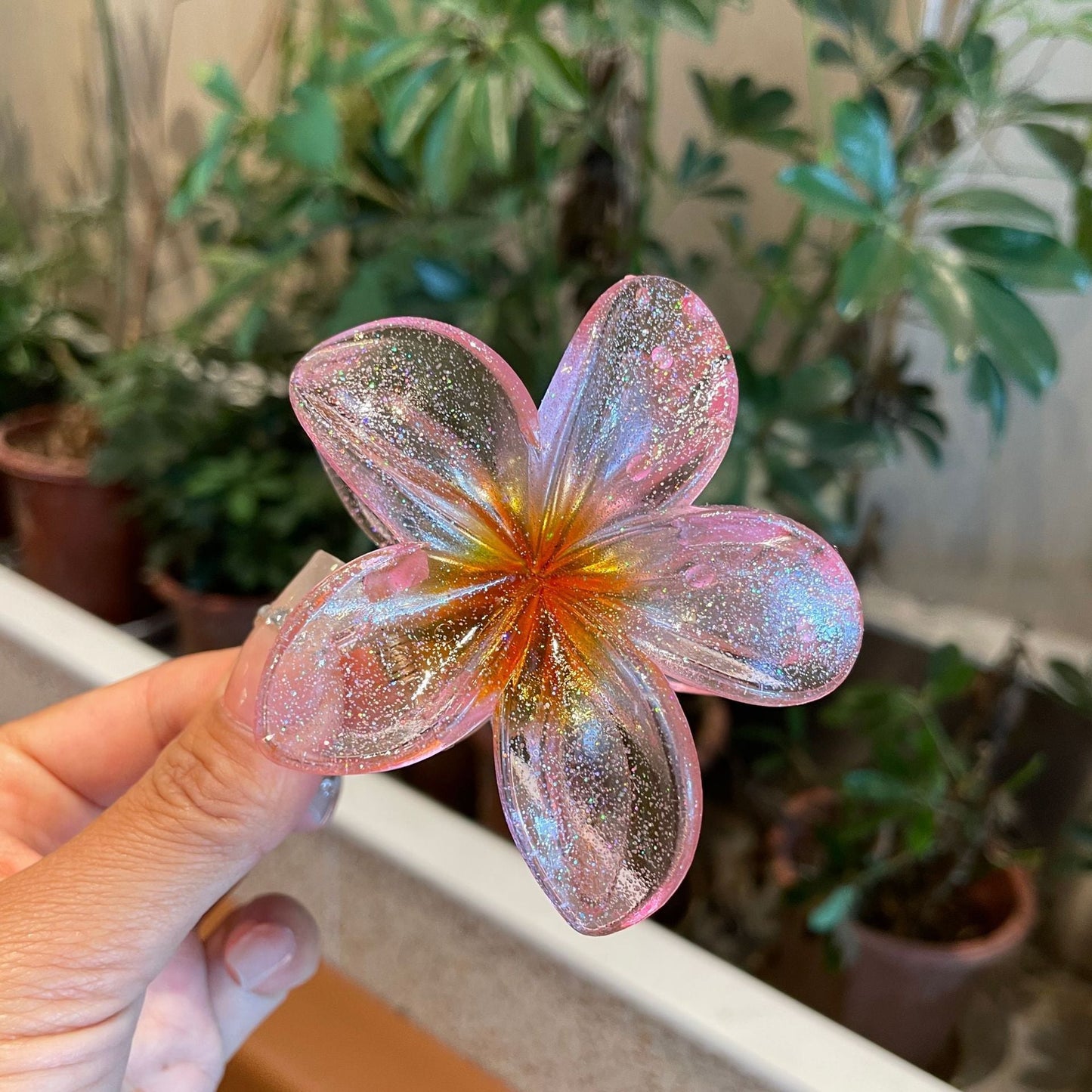 Flower Barrettes Women's Colorful Updo Gadget Hair Accessories sariiholidaycouture