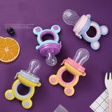 Baby products baby pacifier fruit and vegetable silicone baby nutrition fruit and vegetable mesh bag complementary food feeder eprolo