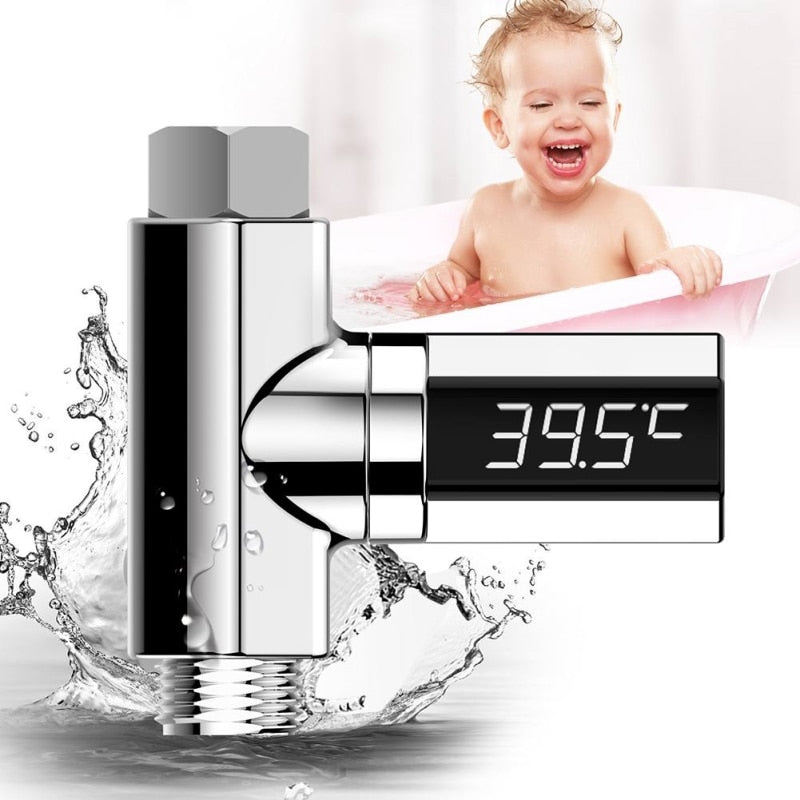 Led Baby Shower Thermometer Shower Water Display Temperture Monitor Flow Home LED eprolo
