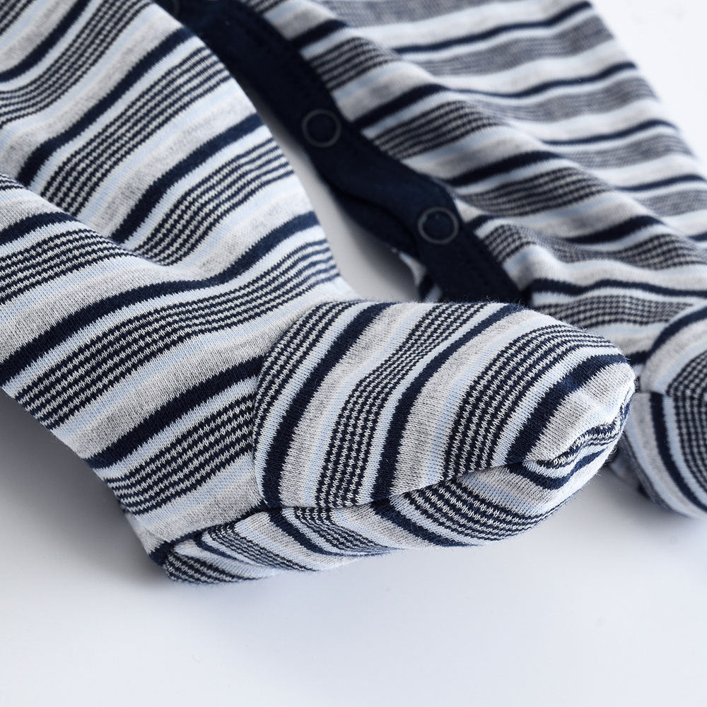 New striped baby pyjamas