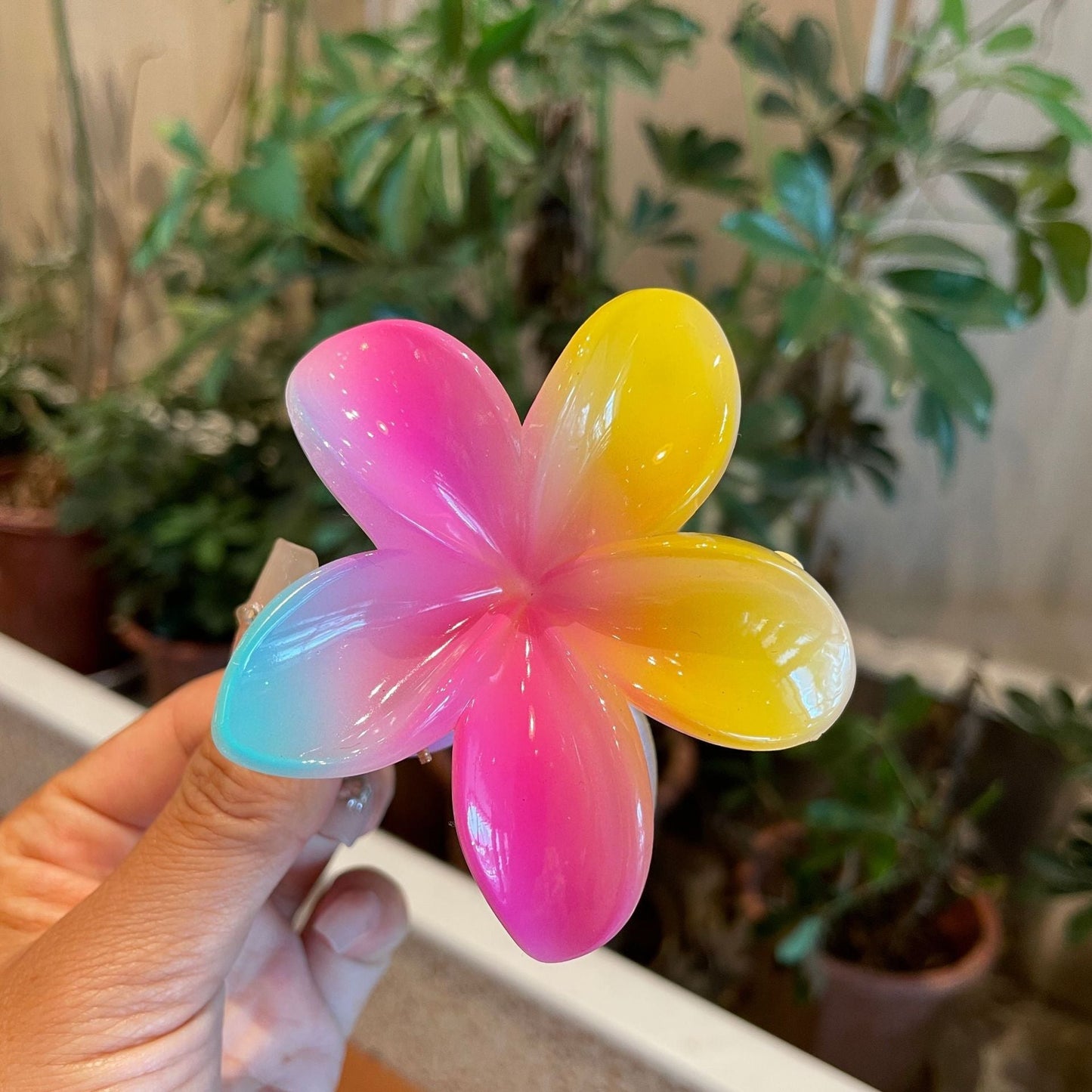Flower Barrettes Women's Colorful Updo Gadget Hair Accessories sariiholidaycouture