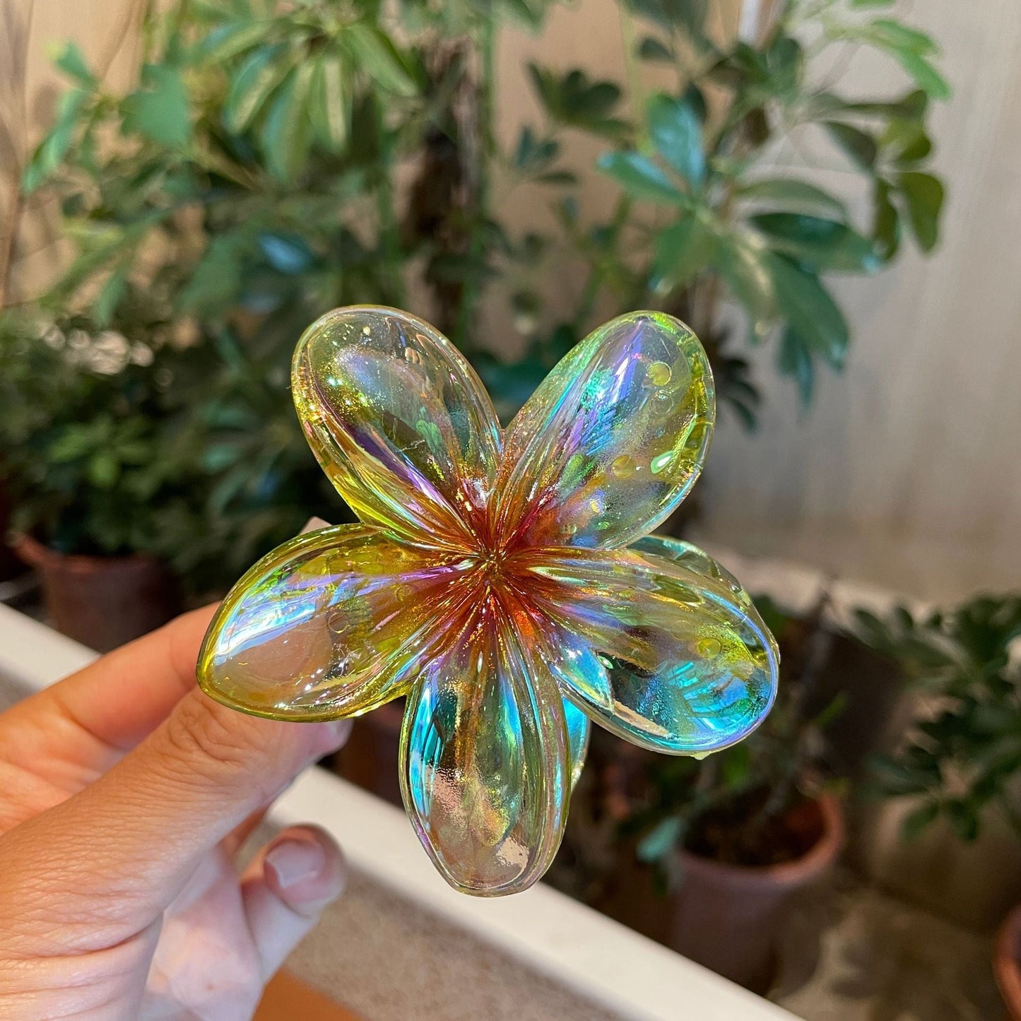 Flower Barrettes Women's Colorful Updo Gadget Hair Accessories sariiholidaycouture