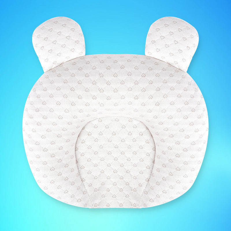 Baby Pillow Newborn 0-1 Year Old Baby Products Anti Deviation Head Latex Set Pillow Color Cotton Pillow eprolo