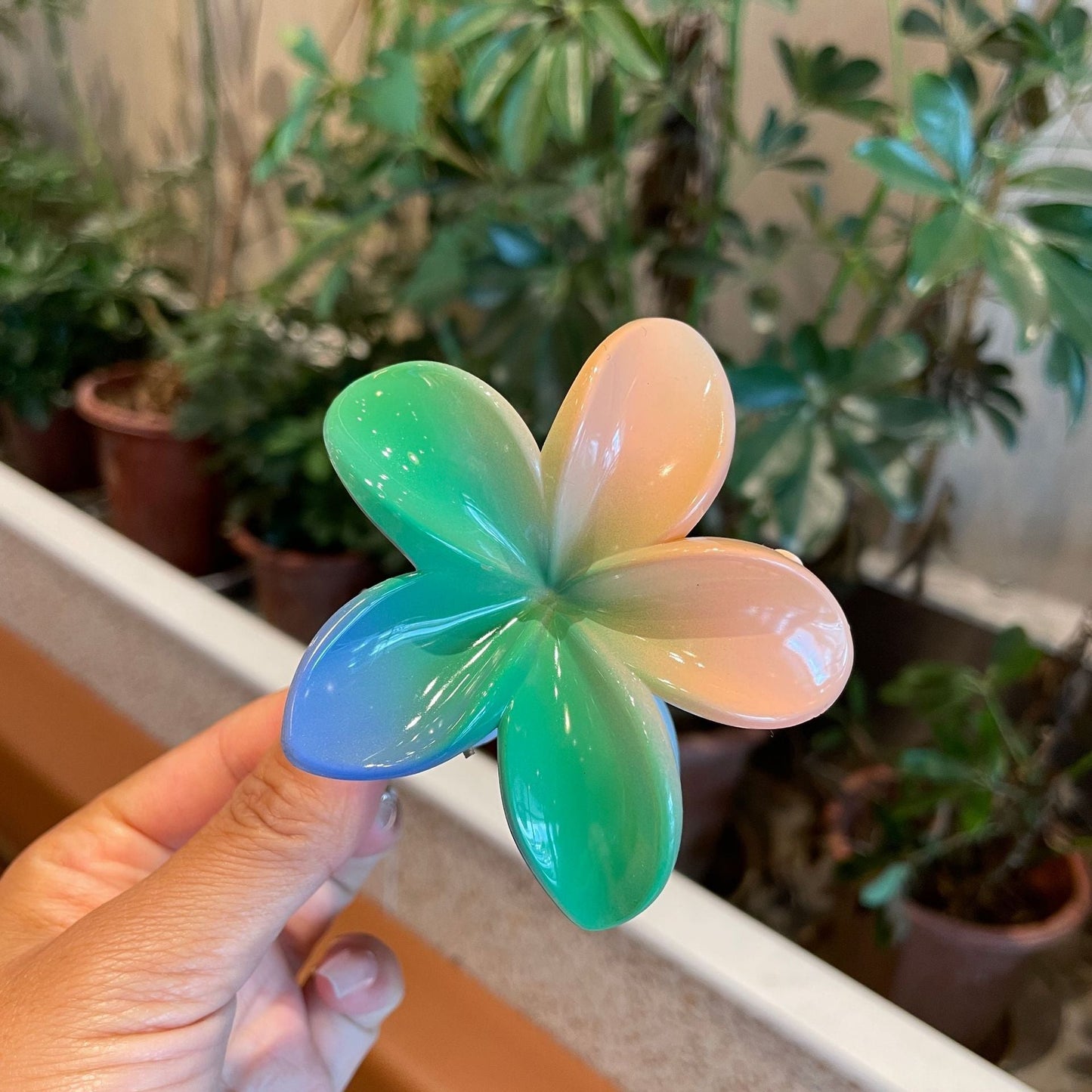 Flower Barrettes Women's Colorful Updo Gadget Hair Accessories sariiholidaycouture