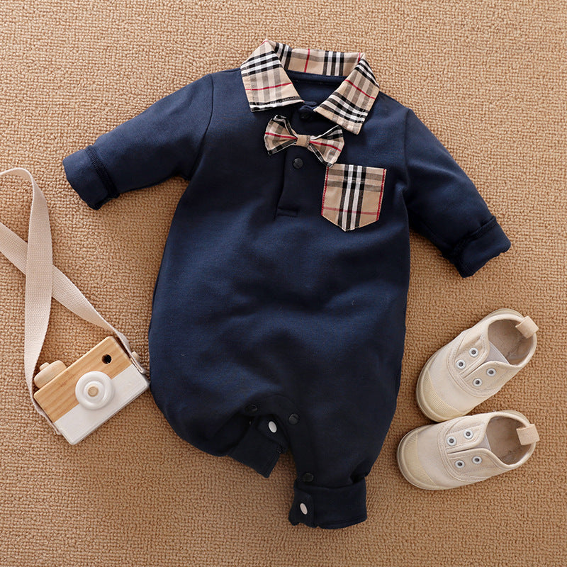Long-Sleeve Baby Romper