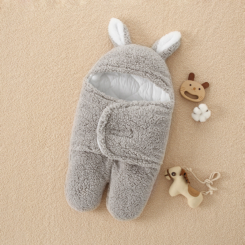 Maternal And Infant Products Newborn Lamb Velvet Quilt Baby Quilt Autumn And Winter Thickened Split-Leg Sleeping Bag Baby Quilt eprolo