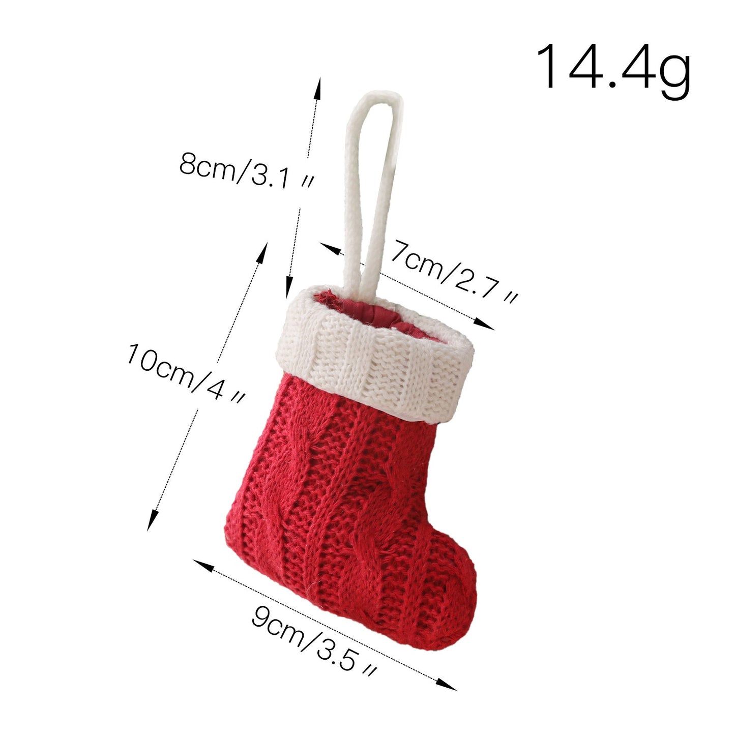 Christmas Decoration Mini Knitted Socks Christmas Tableware Set Knife and Fork Set Socks Home Decoration Products eprolo