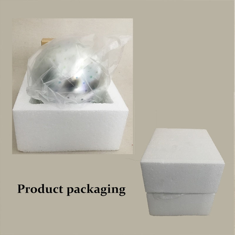 USB power supply 3D colorful crystal night light creative baby bedroom home decoration glass LED bedroom bedside table lamp eprolo
