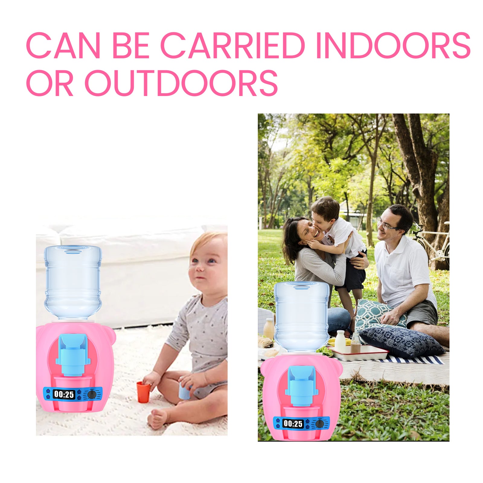 Children's Mini Water Dispenser, Baby Kitchen Toys Mini Fun Every Home Drink Machine Can Water eprolo