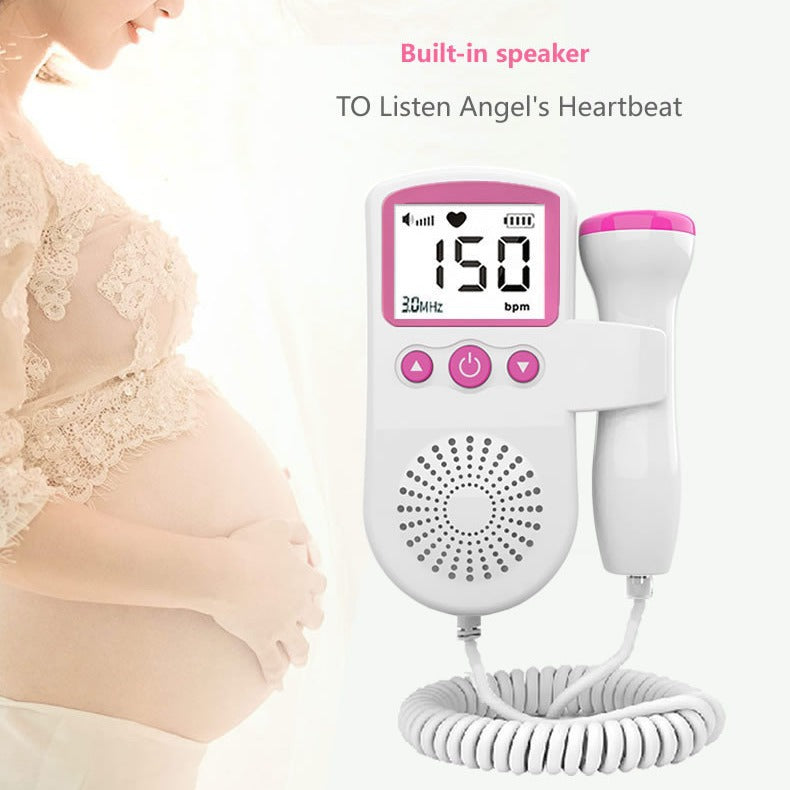 Fetal Heart Monitor Handheld Home Fetal Sound Monitor for Detecting Baby Fetal Movement and Heart Rate Auscultatory Device eprolo