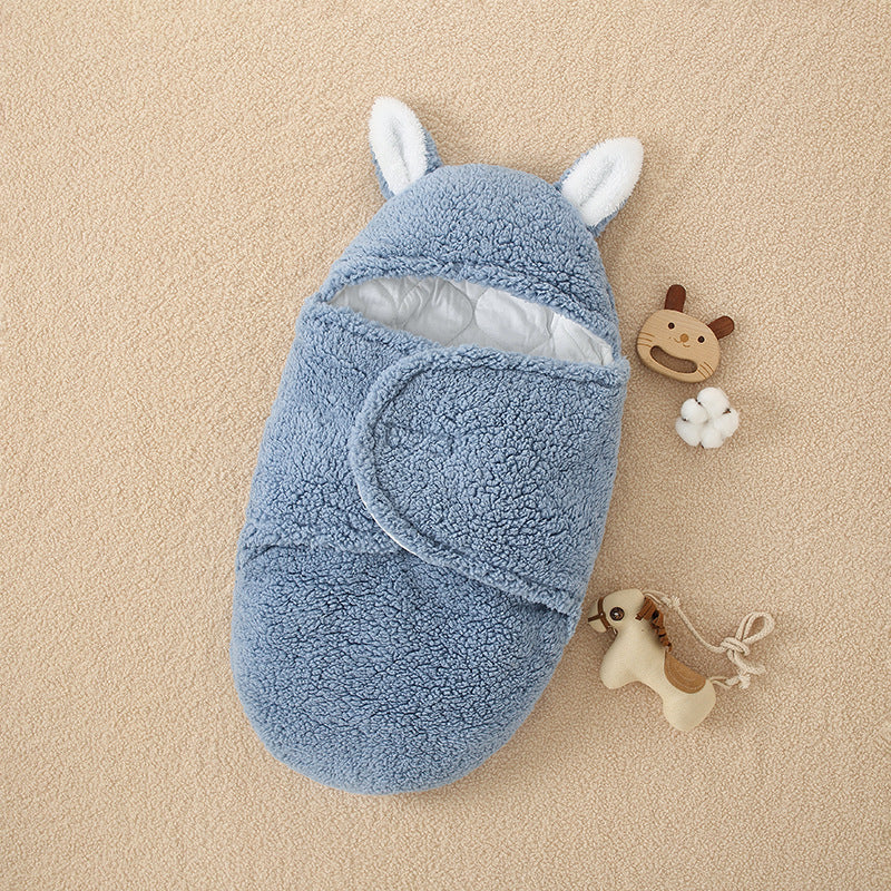 Maternal And Infant Products Newborn Lamb Velvet Quilt Baby Quilt Autumn And Winter Thickened Split-Leg Sleeping Bag Baby Quilt eprolo