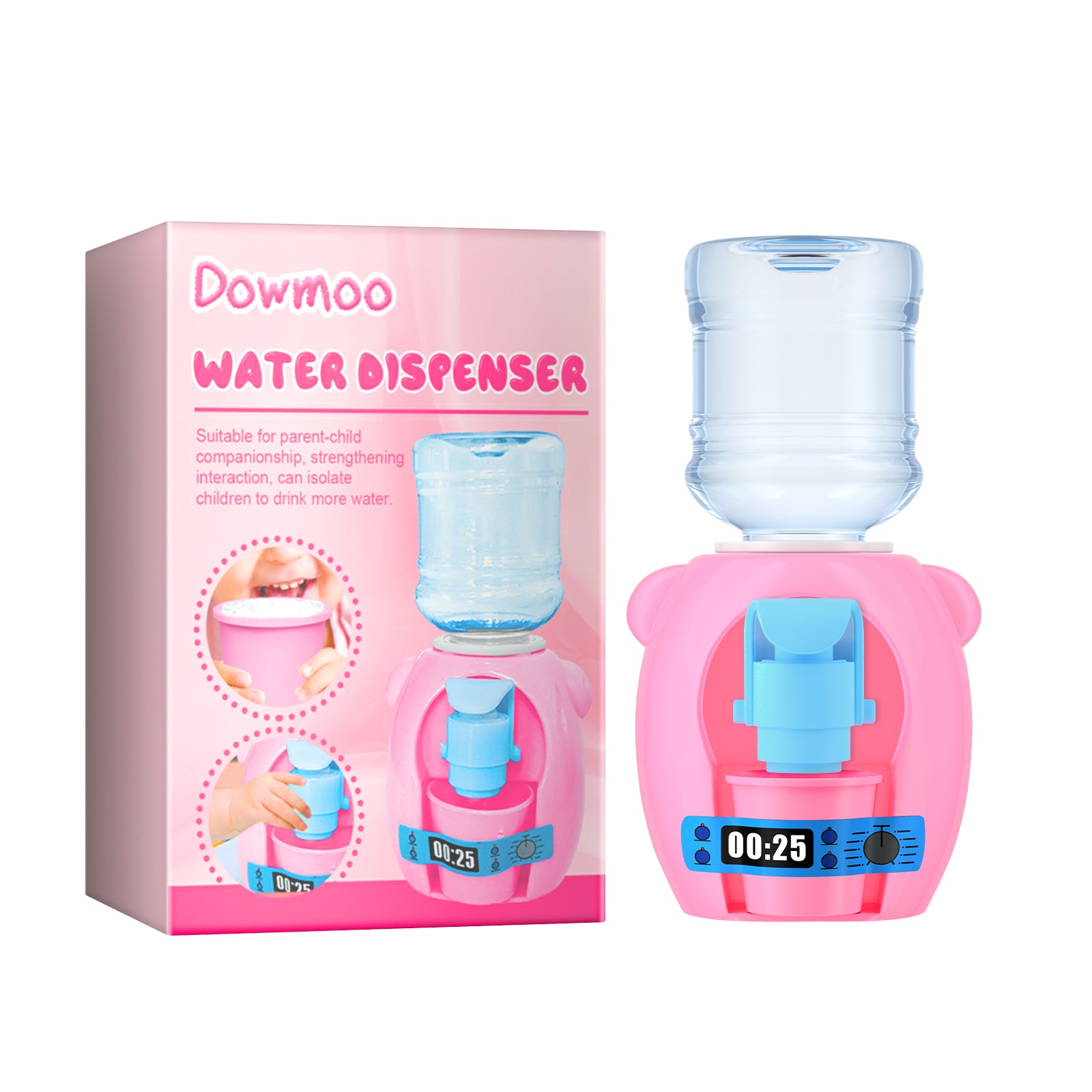 Children's Mini Water Dispenser, Baby Kitchen Toys Mini Fun Every Home Drink Machine Can Water eprolo