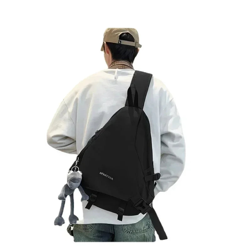Casual Nylon Fashion Backpacks Zipper Chest Bag 2024 New Hot Sale Versatile Design Large Capacity Couple Style Basic Style sariiholidaycouture