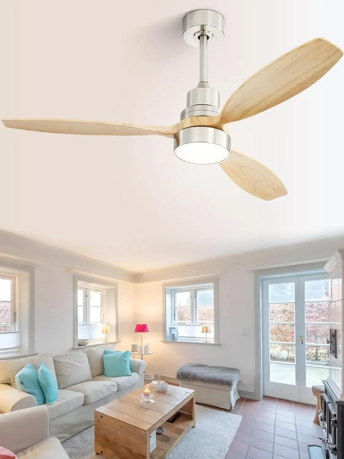 Sofucor 52" Ceiling Fan with Lights Remote Control sariiholidaycouture