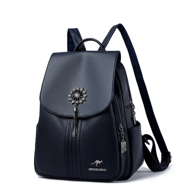 Fashion Tassel Back Pack Women High Quality Designer Backpack Brand Ladies Rucksack Travel Bagpack Large Capacity School Bags sariiholidaycouture