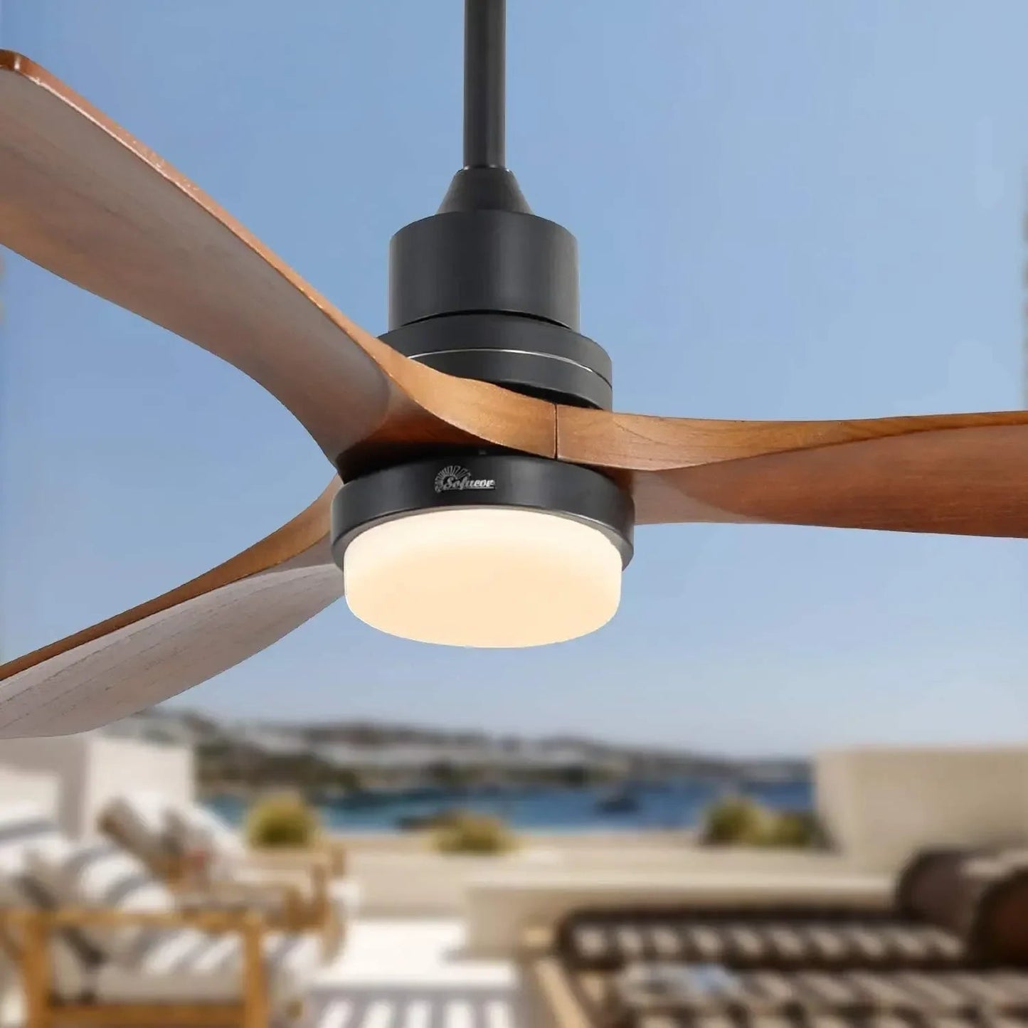 Sofucor 52" Ceiling Fan with Lights Remote Control sariiholidaycouture