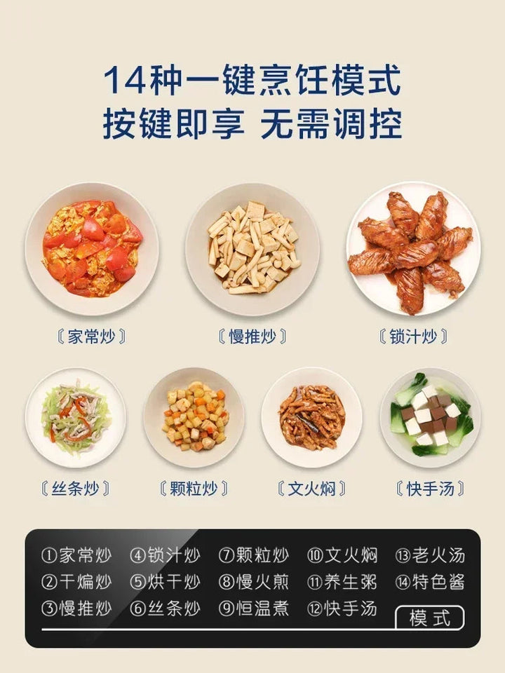 220V Enjoy Hassle-free Cooking with the Fan Lai  Automatic Stir Fry Machine and Cooker sariiholidaycouture
