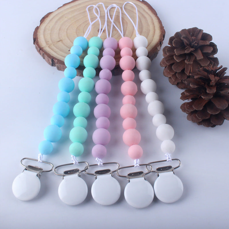 Baby Products Pacifier Clip Silicone Chain sariiholidaycouture