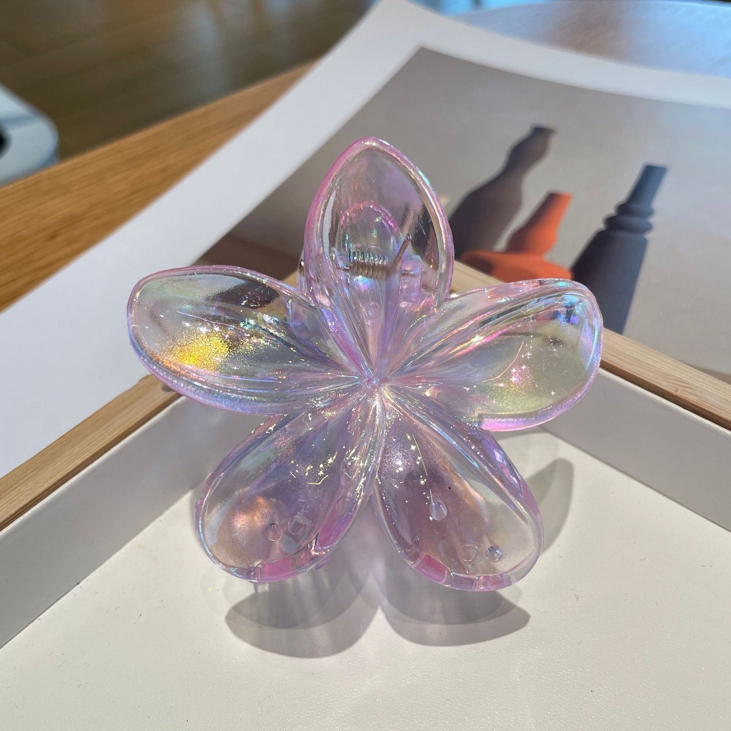 Flower Barrettes Women's Colorful Updo Gadget Hair Accessories sariiholidaycouture