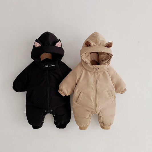 cozy thick baby jumpsuit
