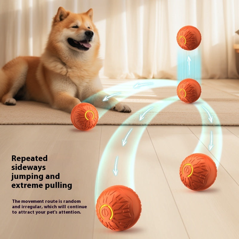 Dog Pet Electric Luminous Jumping Ball sariiholidaycouture