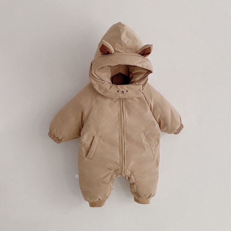 cozy thick baby jumpsuit