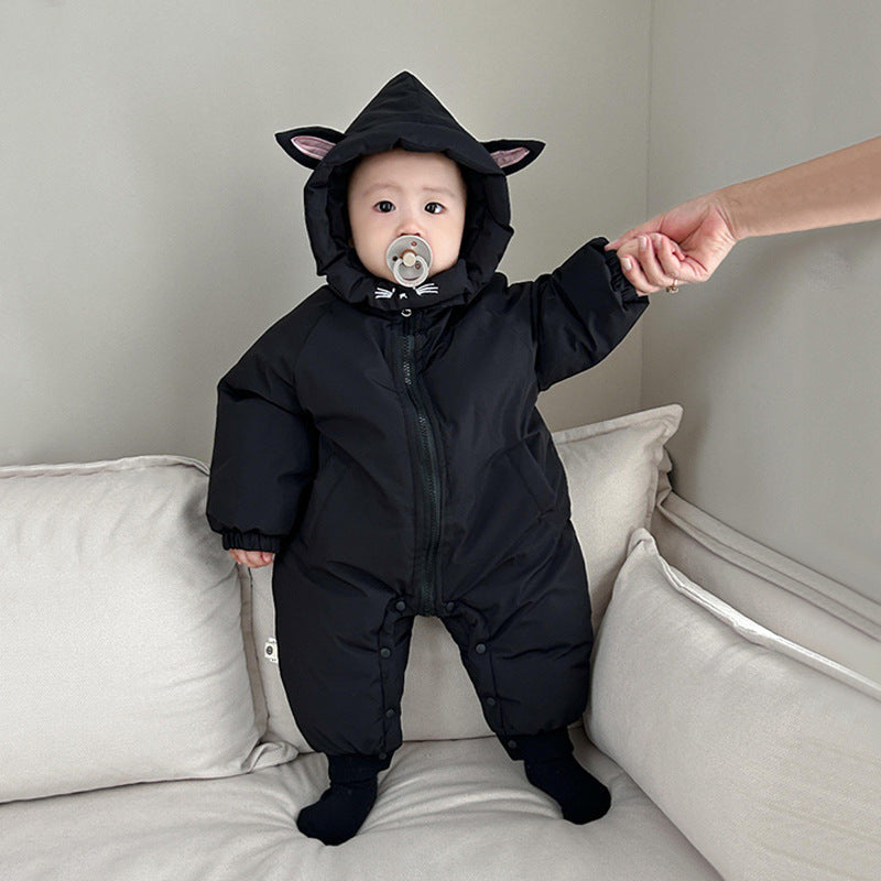 cozy thick baby jumpsuit