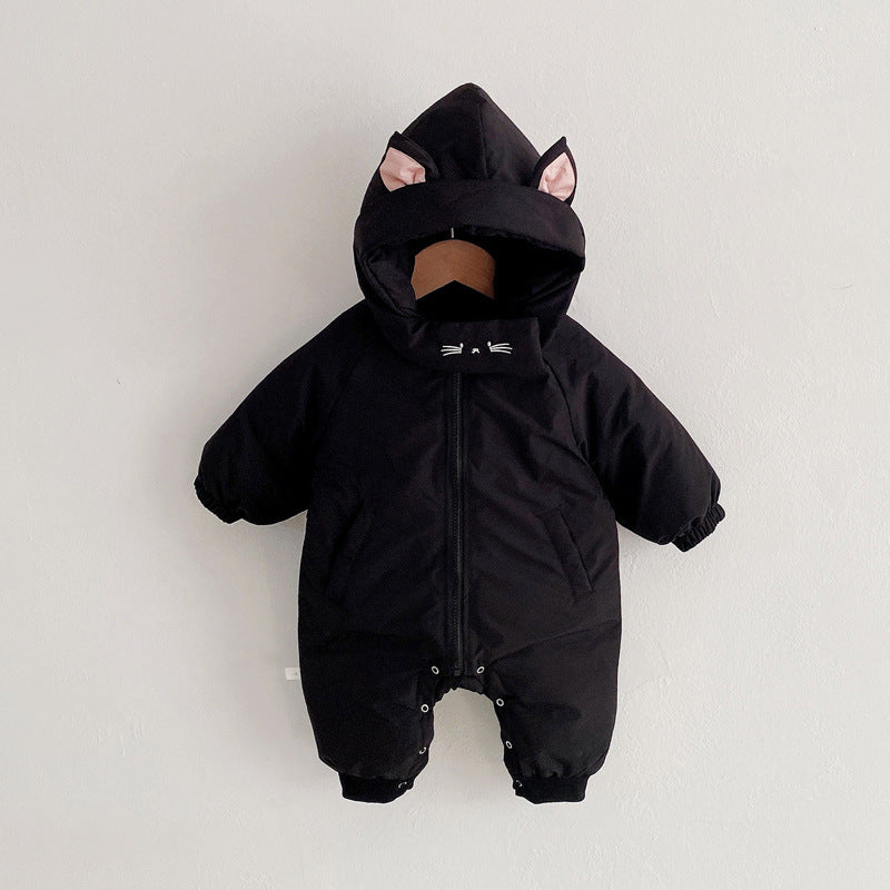 cozy thick baby jumpsuit